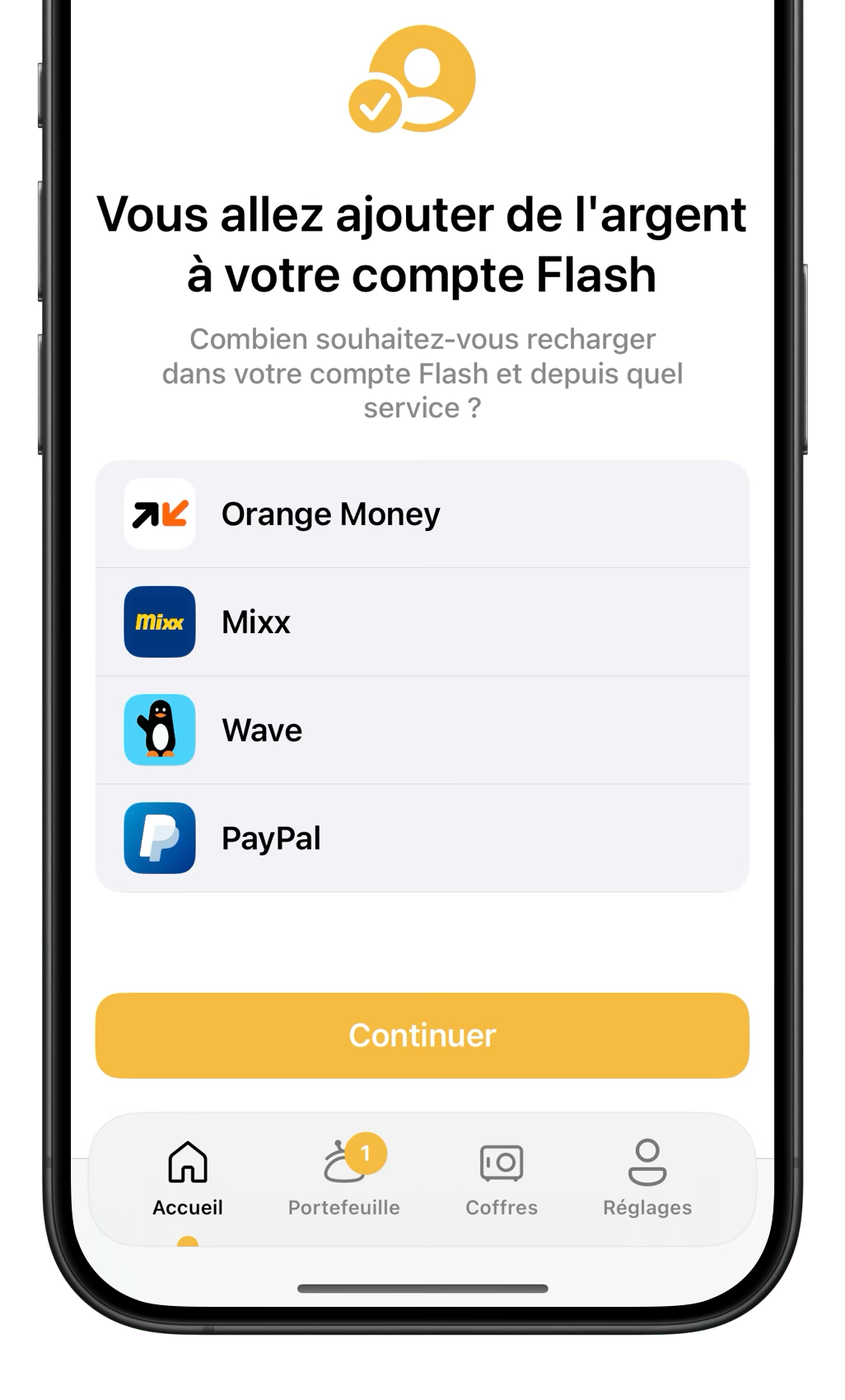 request money